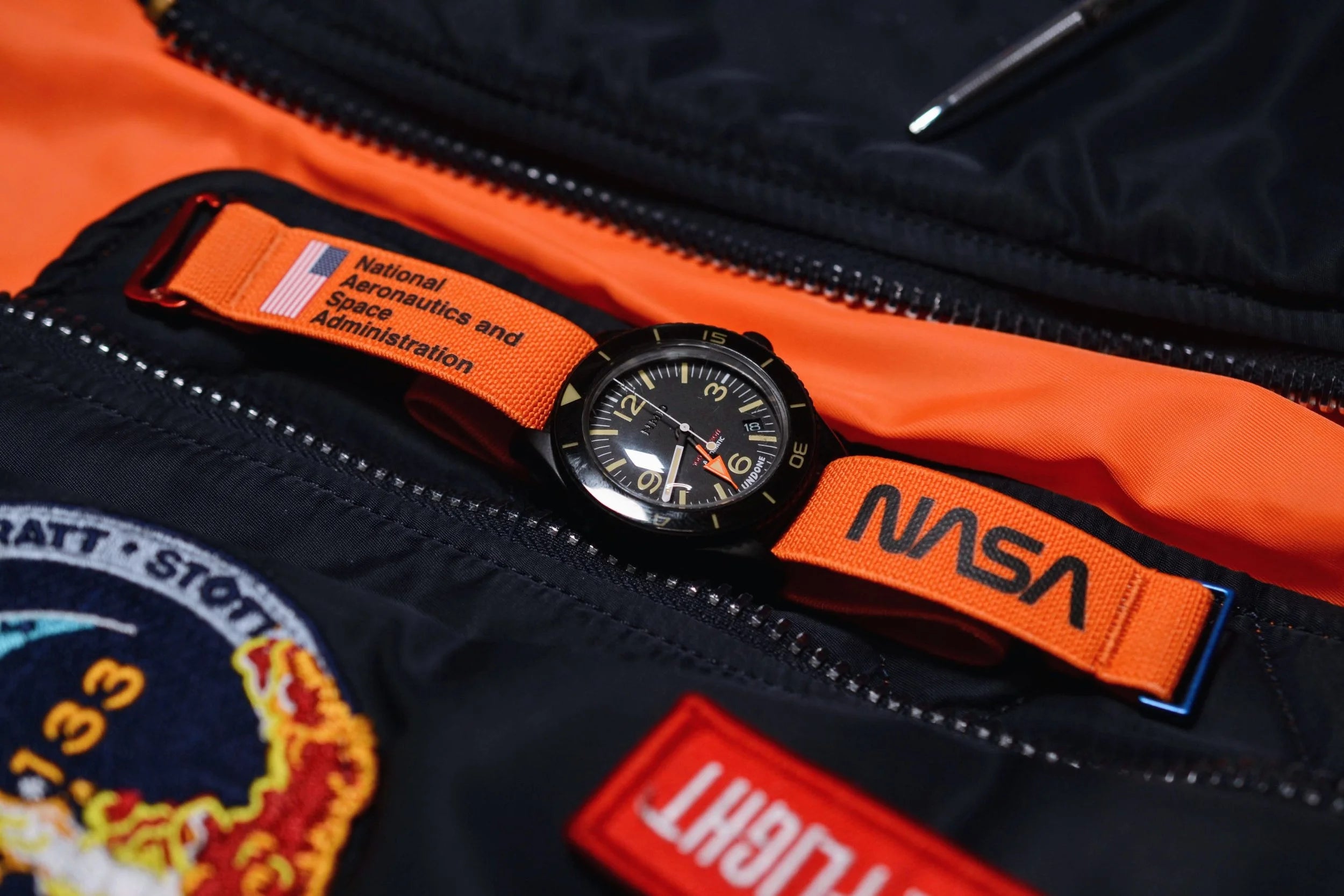 "ACES MK2" Hook Strap™ - Official NASA Series - Limited Edition Elastic Watch Band - NMD12100006-0XX