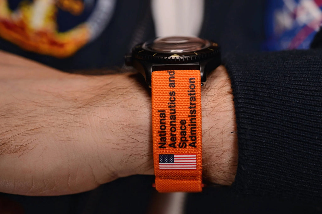 "ACES MK2" Hook Strap™ - Official NASA Series - Limited Edition Elastic Watch Band - NMD12100006-0XX