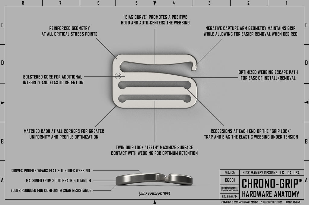Chrono-Grip™ Titanium Hook