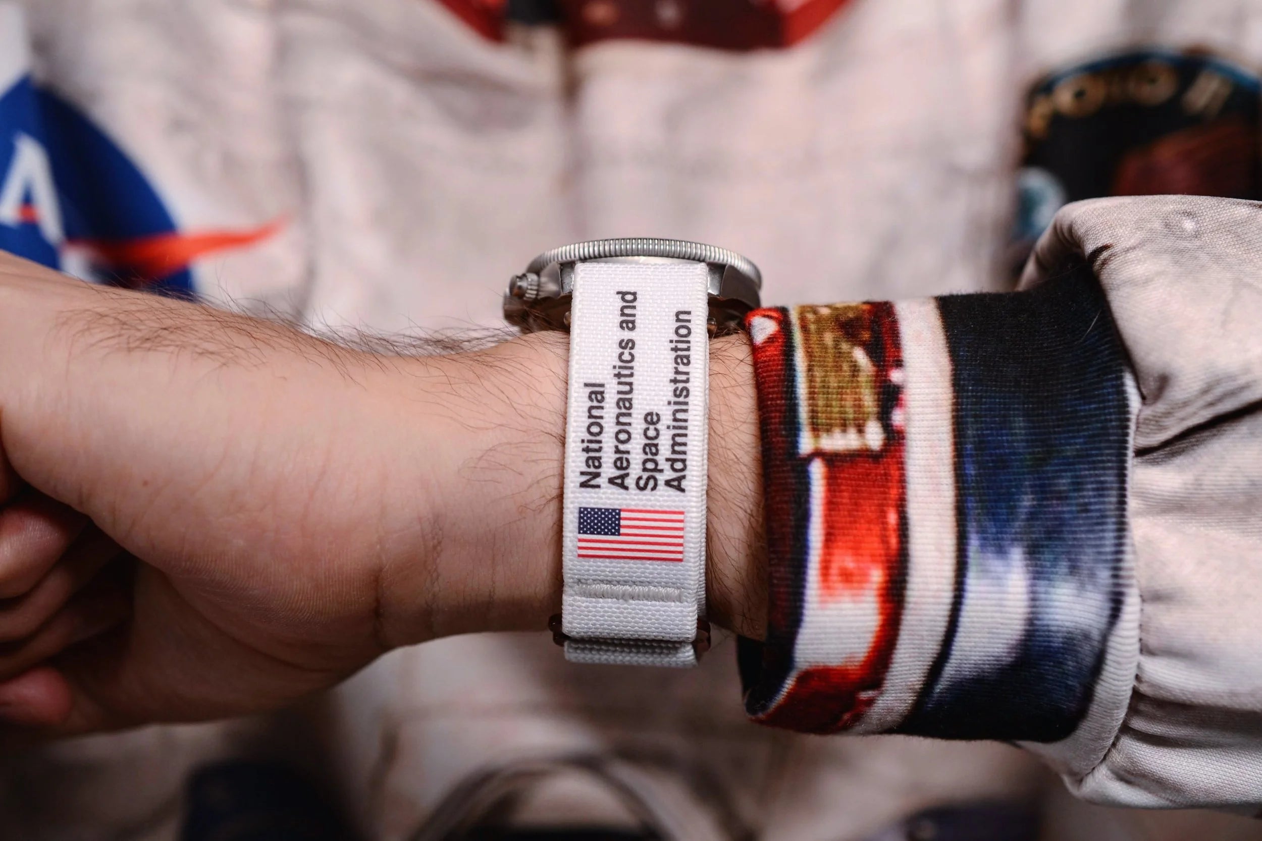 "EVA MK2-B" Hook Strap™ - Official NASA Series - Limited Edition Elastic Watch Band - NMD12100002-0XX