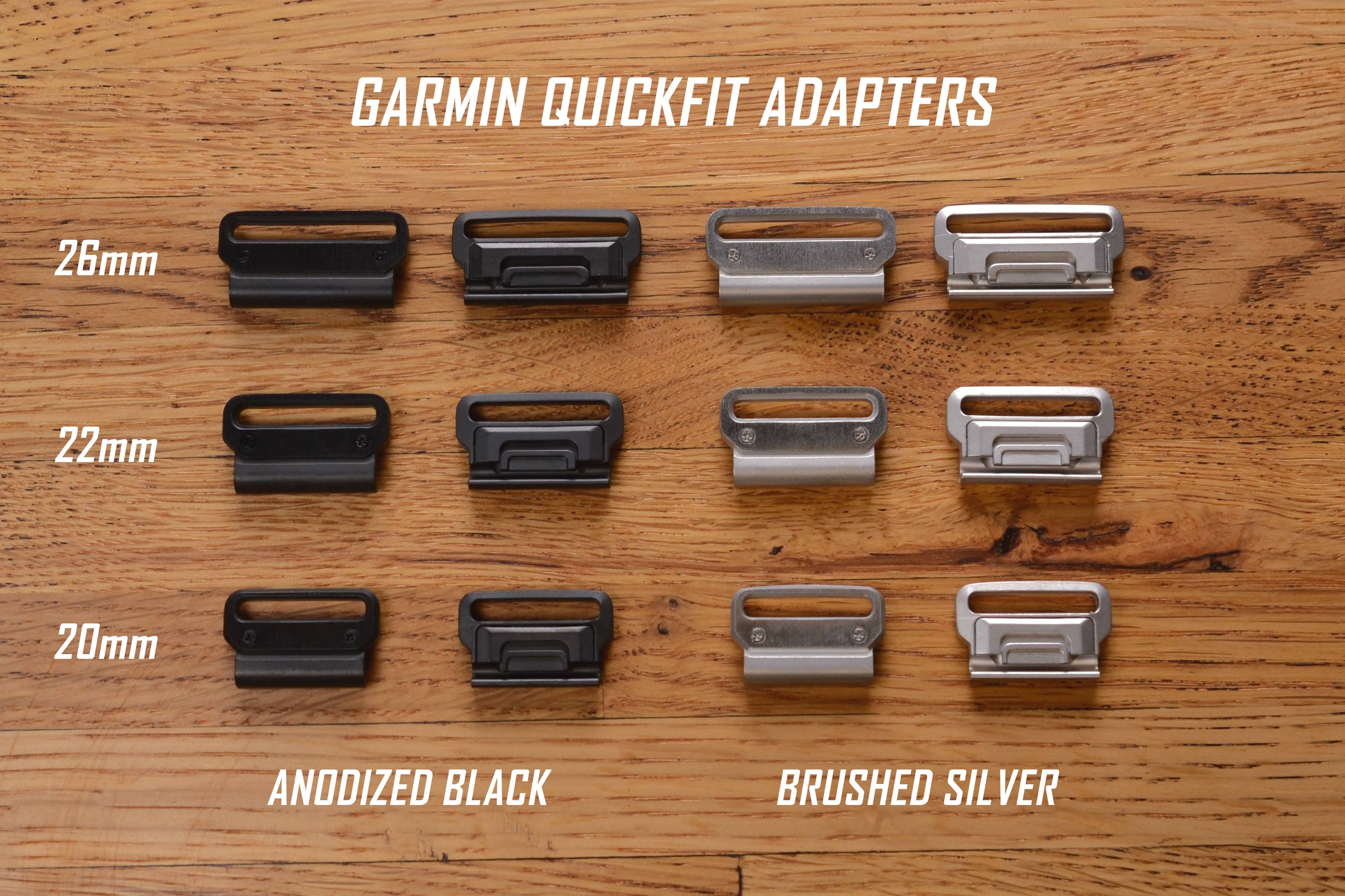 Garmin Quickfit Adapters for Hook Strap™ Elastic Watch Bands