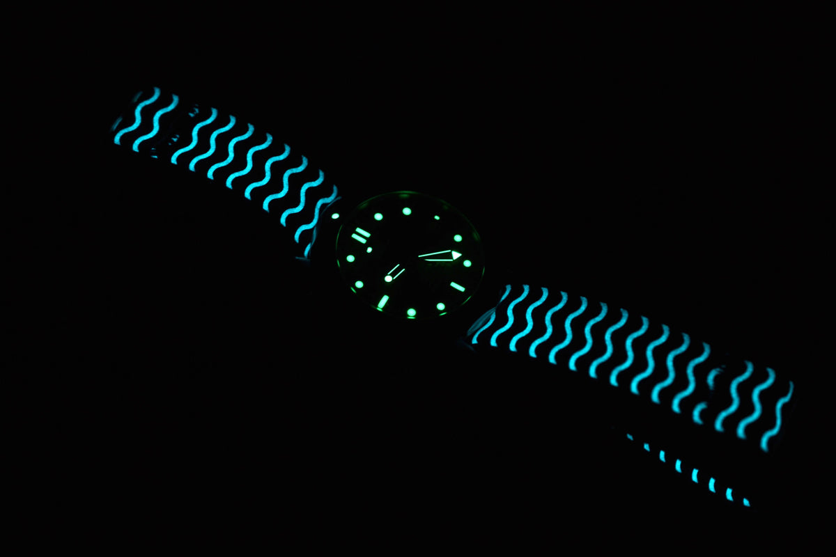 "THE SEAS" Hook Strap™ - Dive Series - Limited Edition Elastic Watch Band - NMDIVE003-SEA