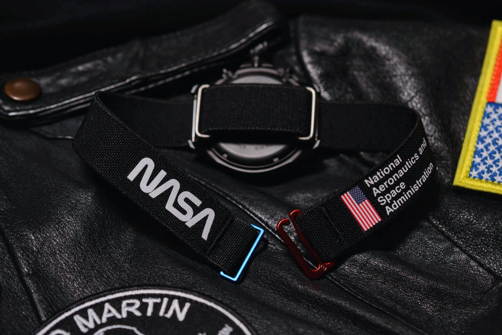 "SKW MK1-A" Hook Strap™ - Official NASA Series - Limited Edition Elastic Watch Band - NMD12100003-0XX
