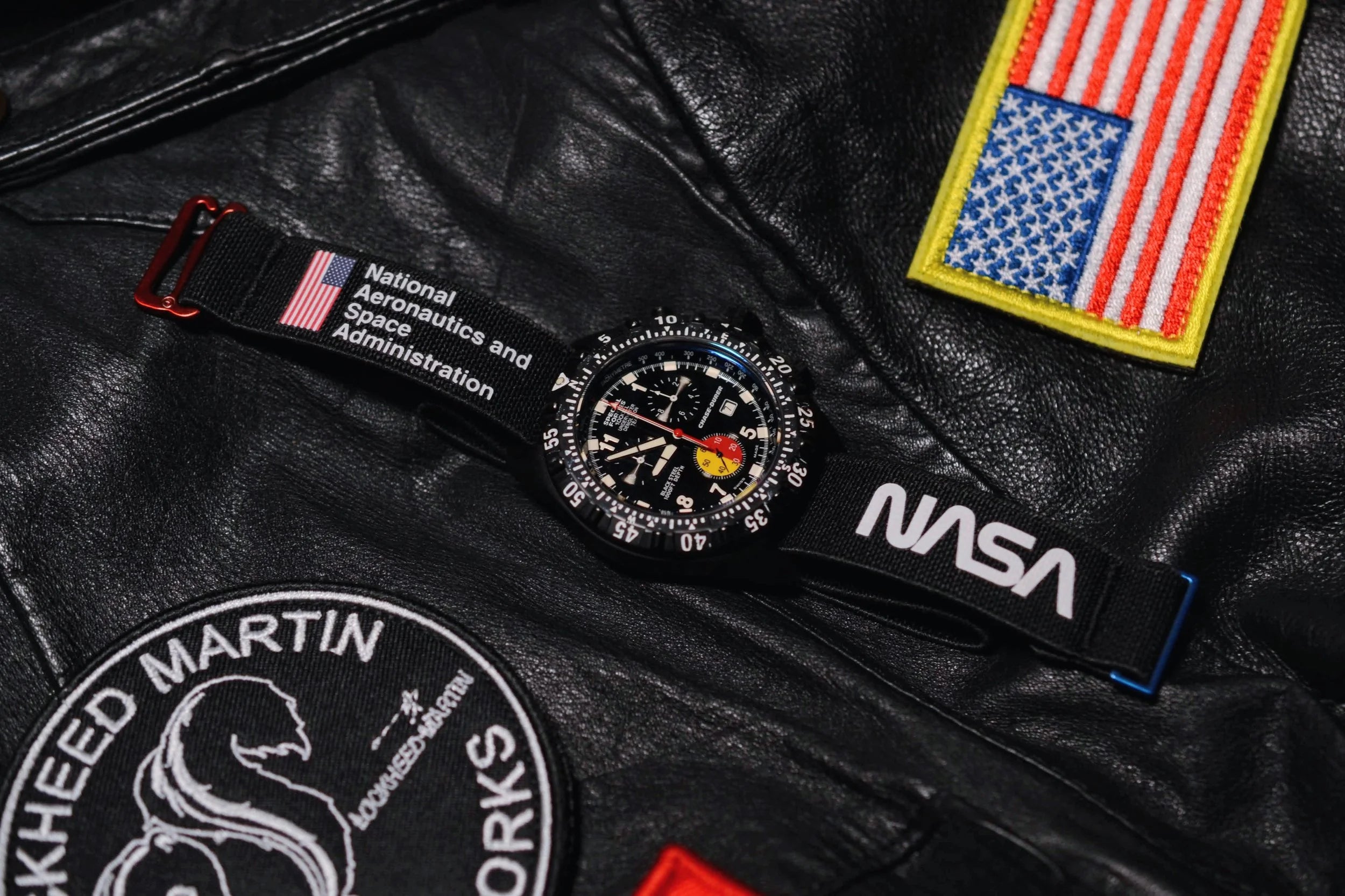 "SKW MK1-A" Hook Strap™ - Official NASA Series - Limited Edition Elastic Watch Band - NMD12100003-0XX