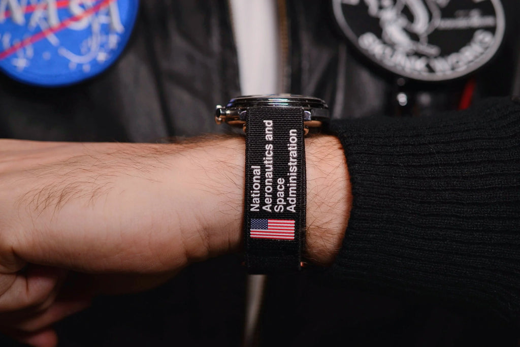 "SKW MK1-B" Hook Strap™ - Official NASA Series - Limited Edition Elastic Watch Band - NMD12100004-0XX