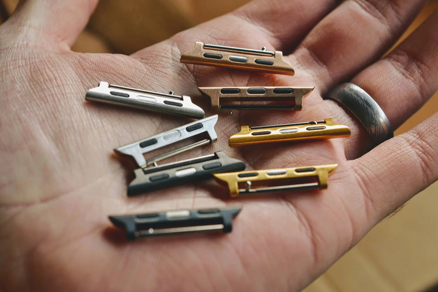 Apple Watch Adapters (Gen 1-9) for Hook Strap™ Elastic Watch Bands