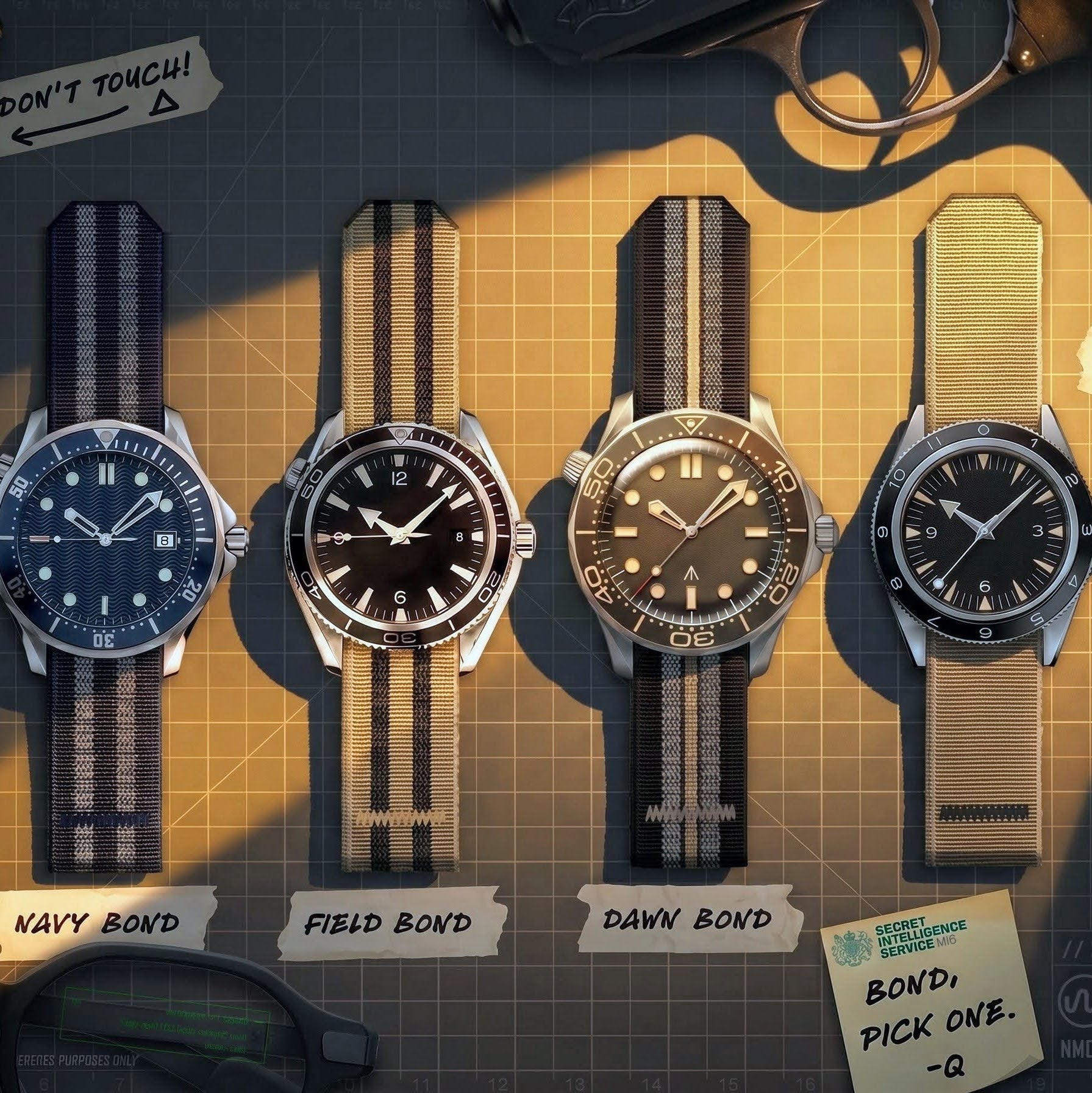 (Pre-Order) Custom "Bond" Chrono-Grip Hook Strap™