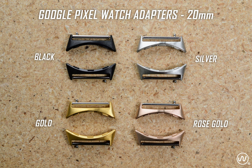Google Pixel Watch Adapters (Gen 1 & 2) - For Hook Strap™ Watch Bands