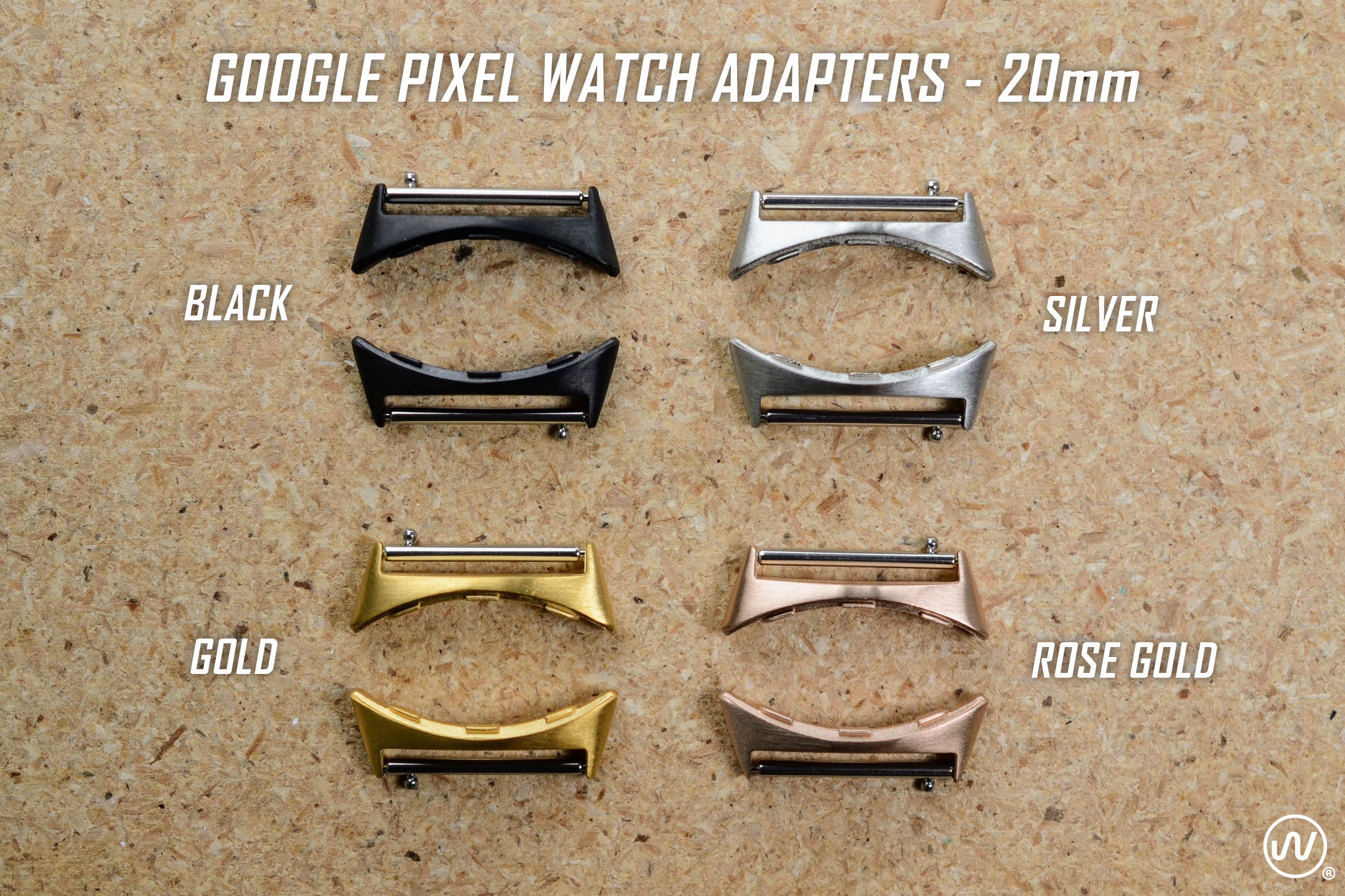 Google Pixel Watch Adapters (Gen 1 & 2) - For Hook Strap™ Watch Bands