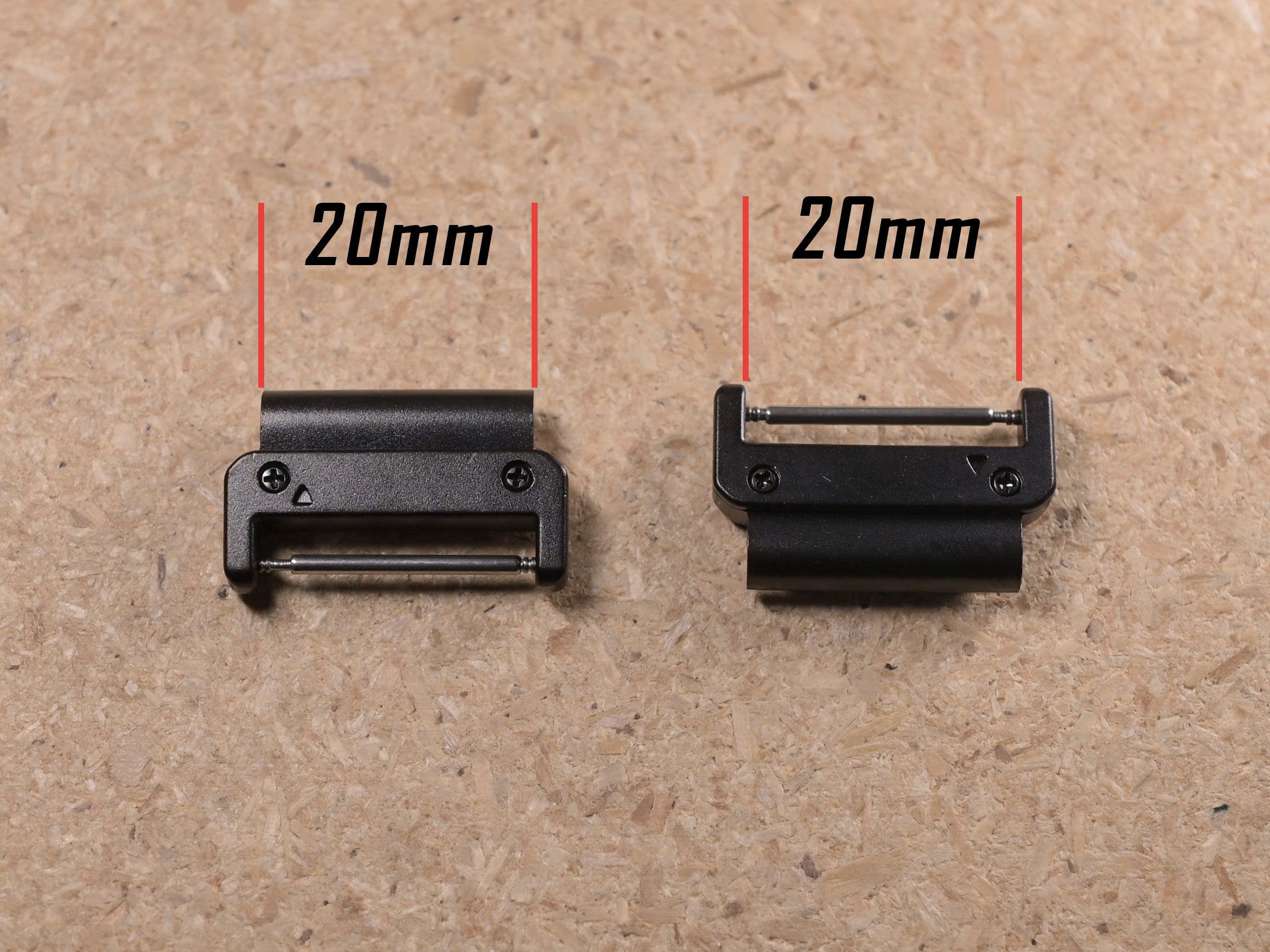 Spring Bar Garmin Quickfit Adapters for Hook Strap™ Elastic Watch Bands