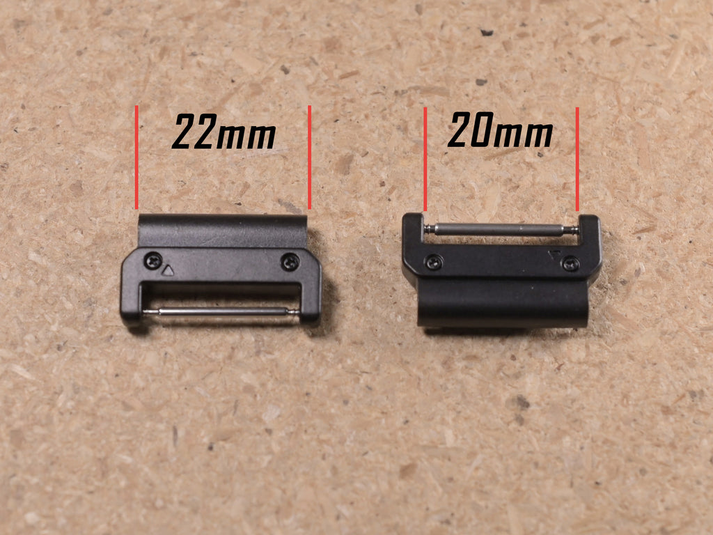 Spring Bar Garmin Quickfit Adapters for Hook Strap™ Elastic Watch Bands