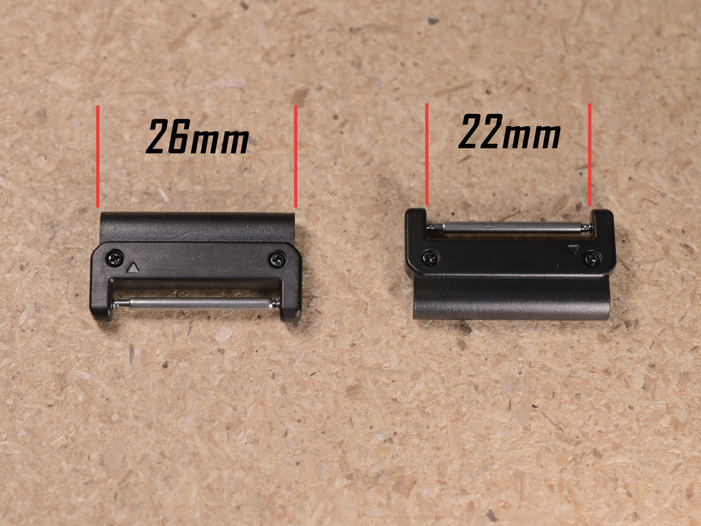 Spring Bar Garmin Quickfit Adapters for Hook Strap™ Elastic Watch Bands