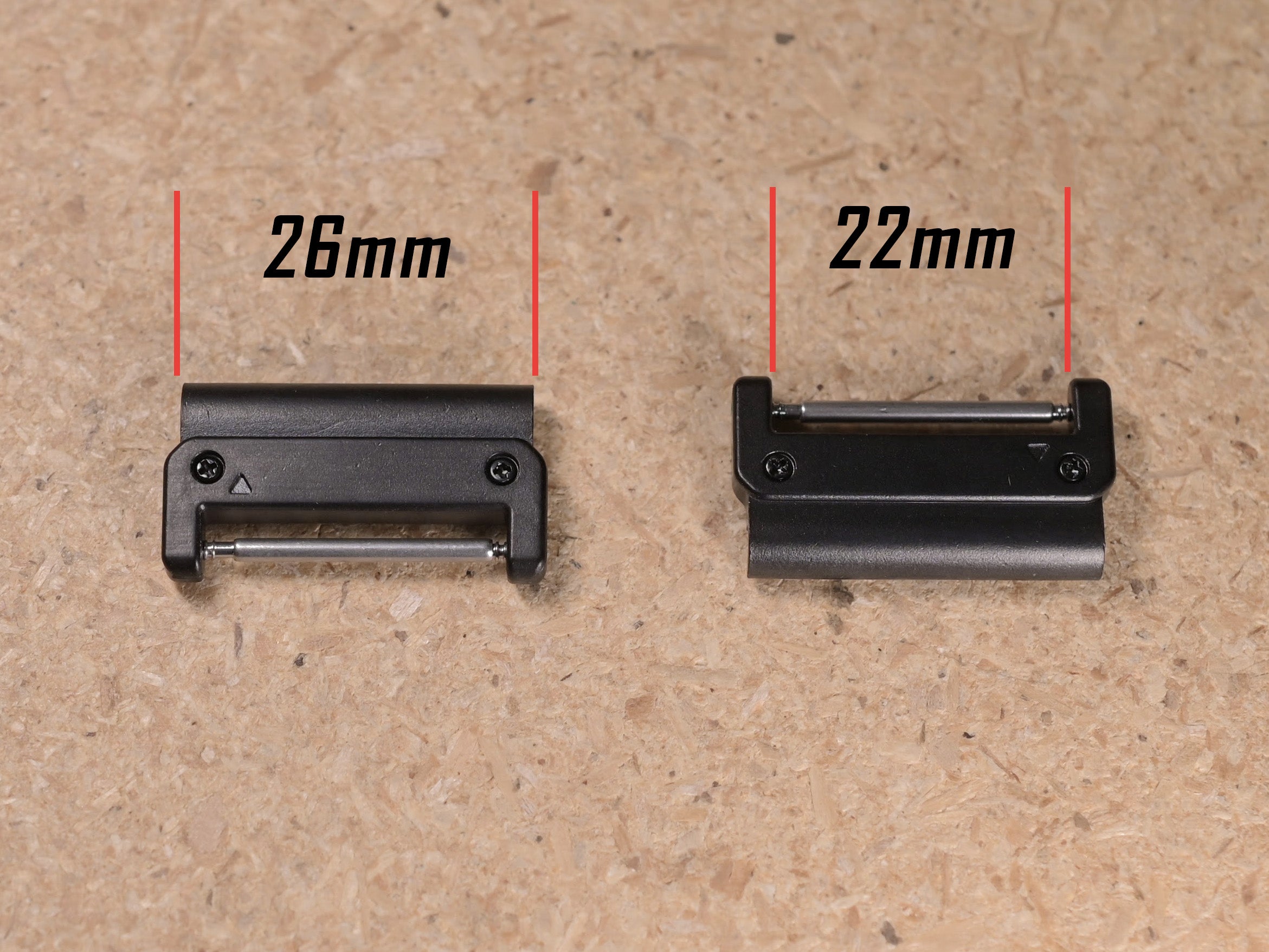 Spring Bar Garmin Quickfit Adapters for Hook Strap™ Elastic Watch Bands