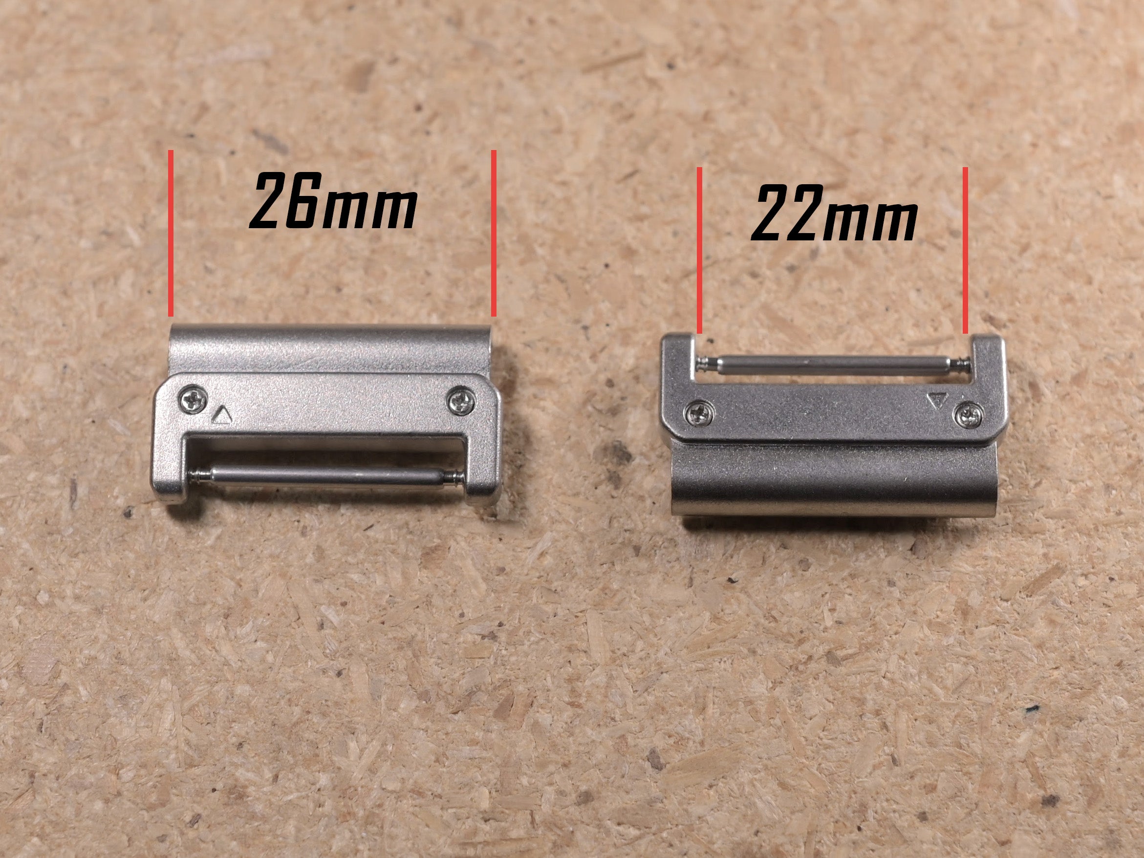 Spring Bar Garmin Quickfit Adapters for Hook Strap™ Elastic Watch Bands