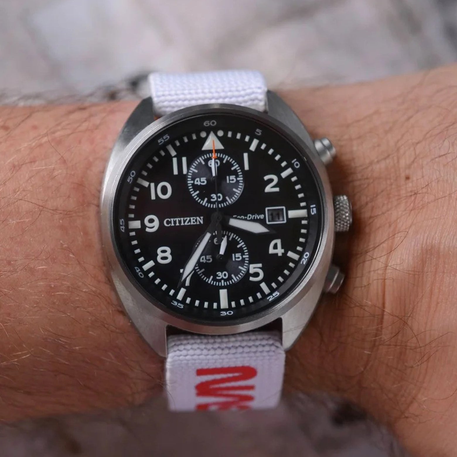 Custom "NASA" HD Print Chrono-Grip Hook Strap™